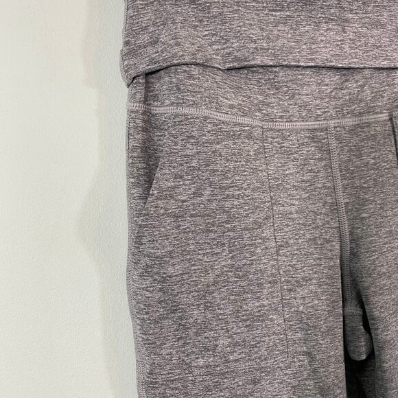 Offline by Aerie Women Grey High Rise Flared Foldover The Hugger Pants Size M - Picture 4 of 9